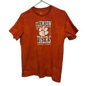Clemson Tigers Size Large The Nike Tee Orange Tie-Dye T-Shirt
